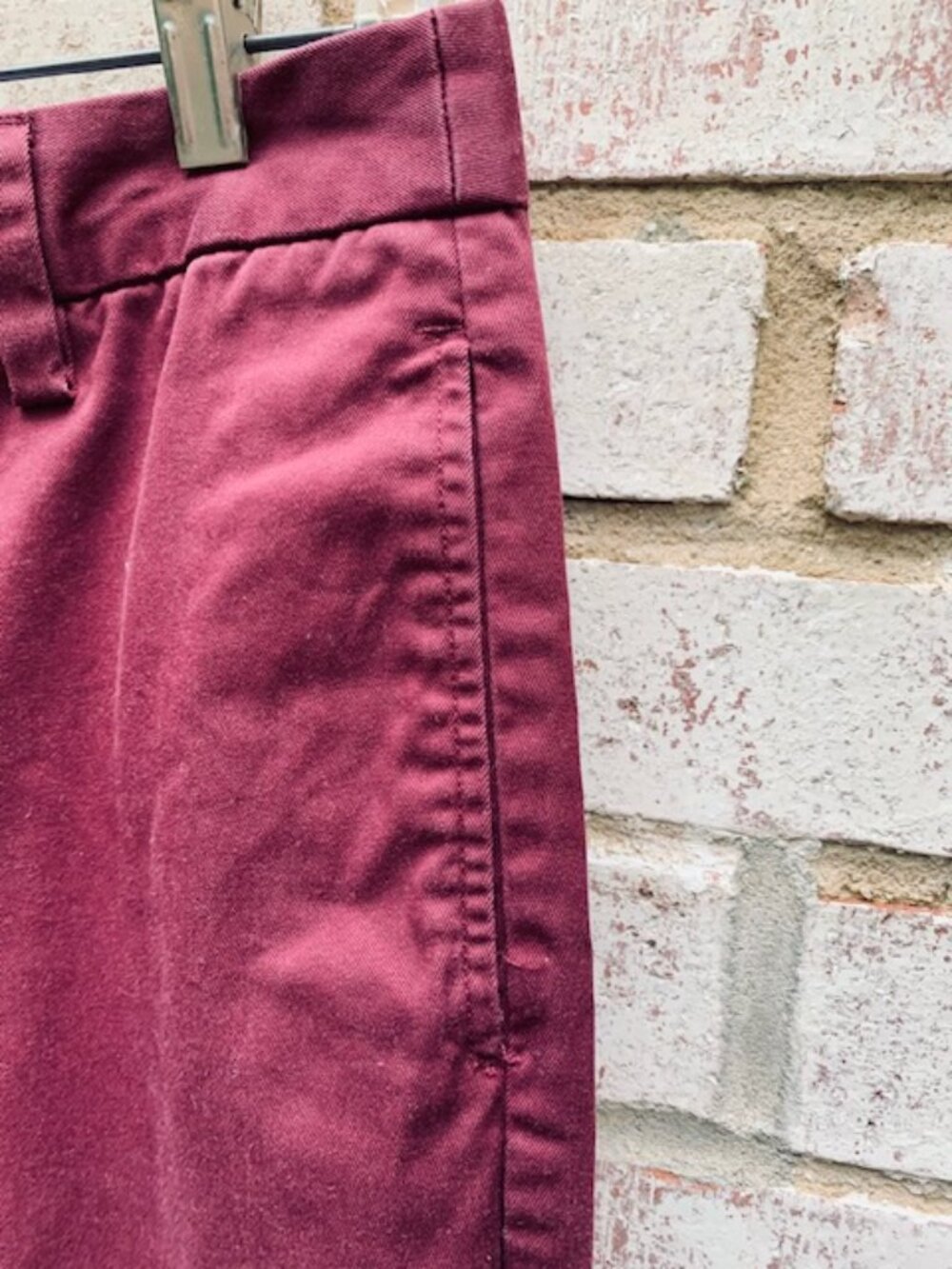Lands' End Wine color pants size 8 - Picture 3 of 10